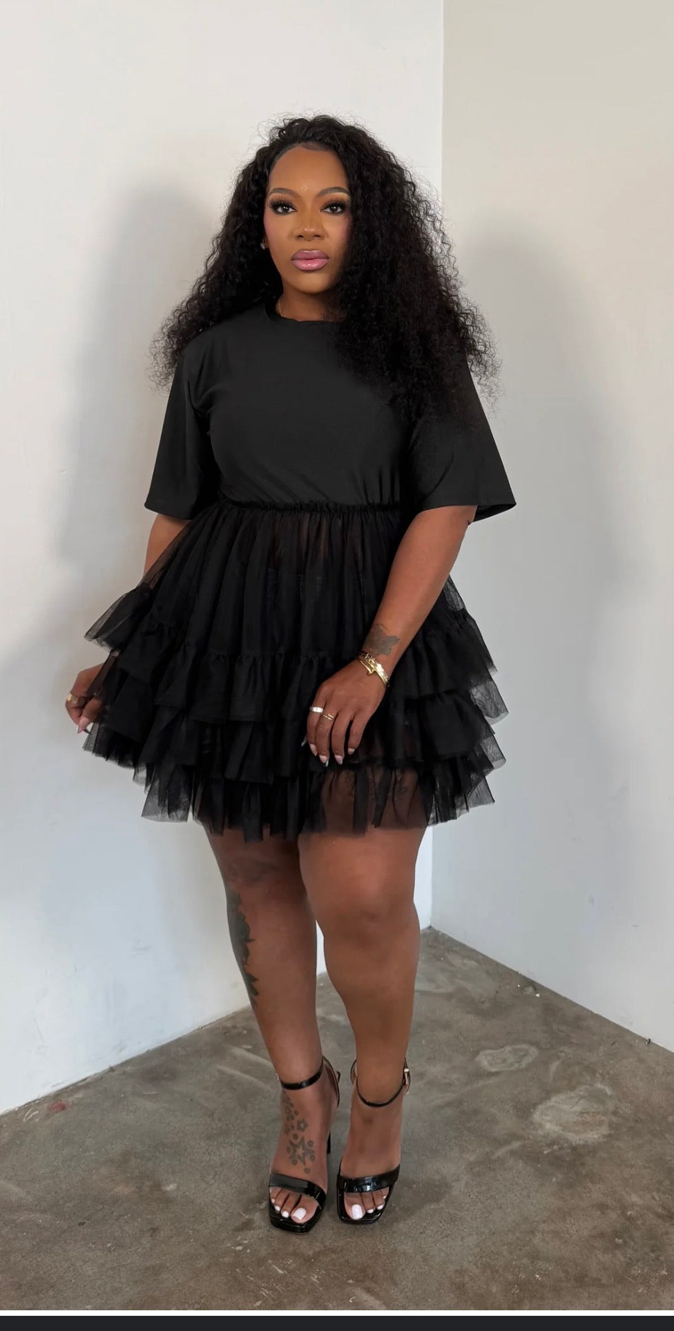 Black Ballerina Top/ Dress