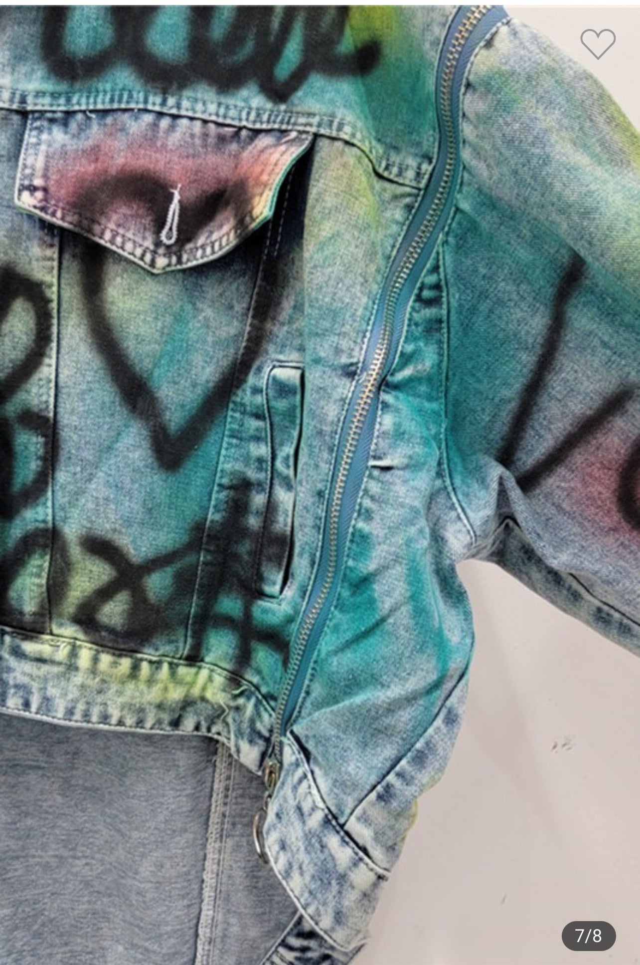 That Girl Graffiti Denim Jacket