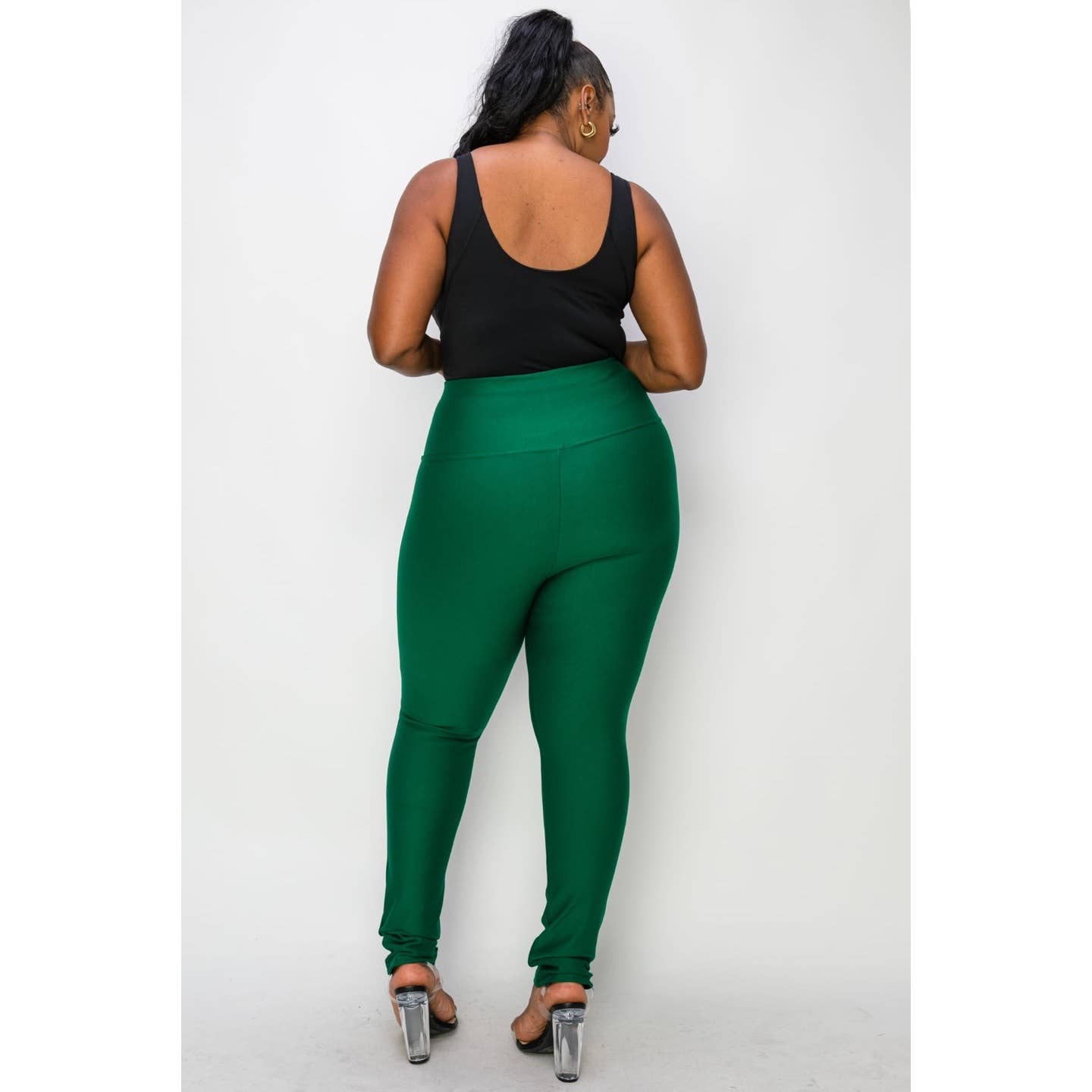Plus Size Clothing High-Waisted Leggings Pants