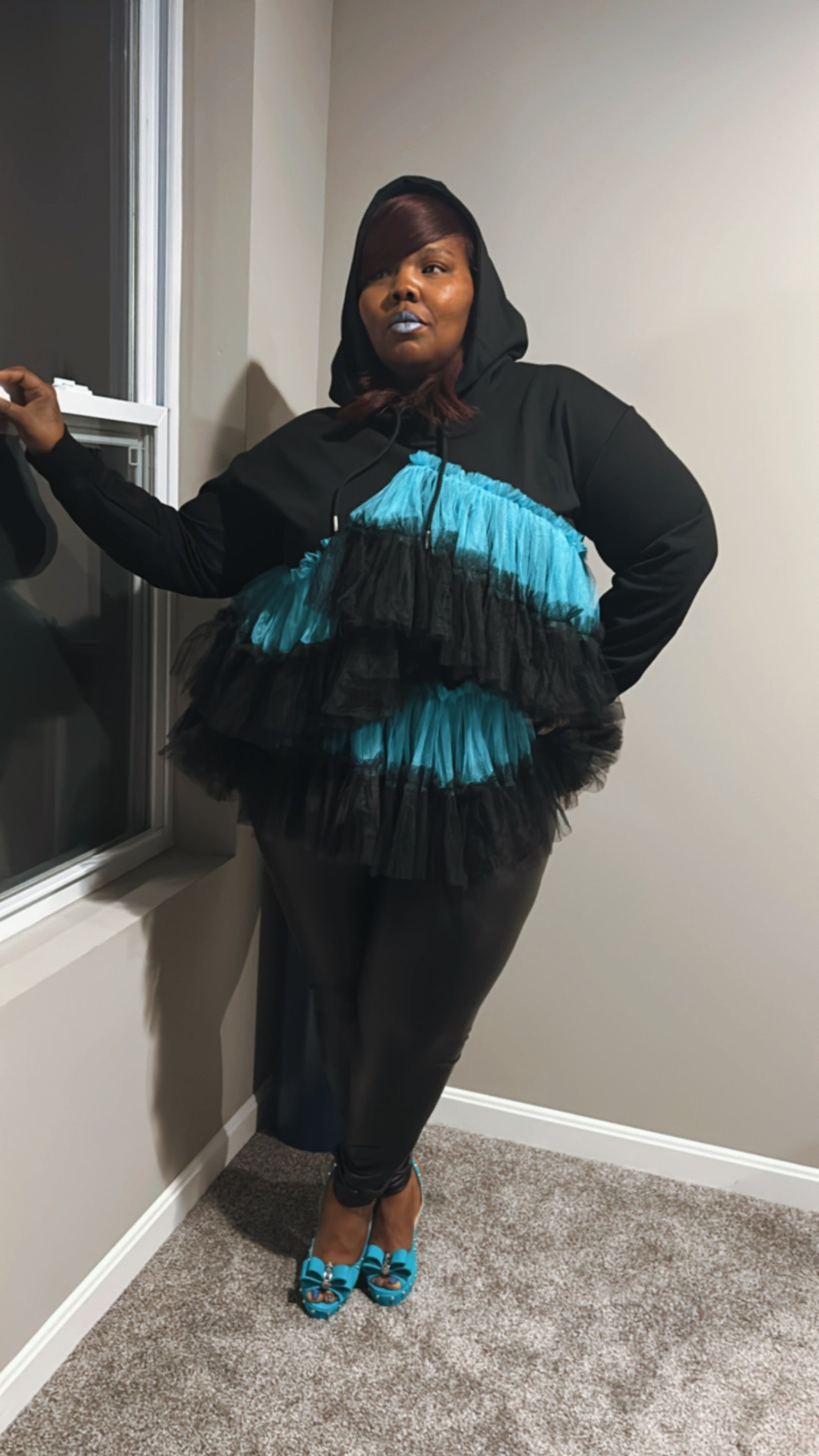 I’m The Only Woman Ruffle Sweatshirt