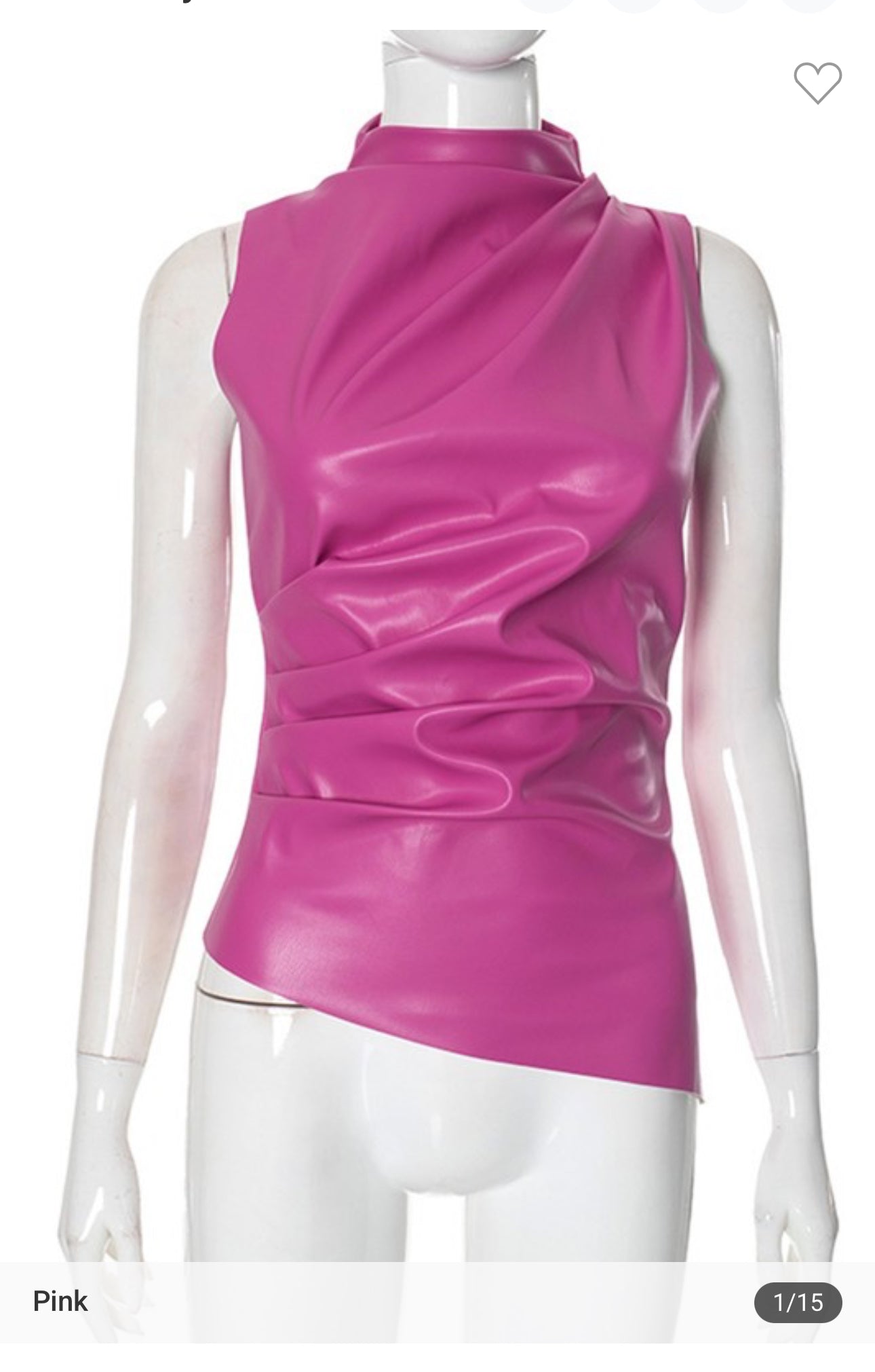Gia Class Leather Top