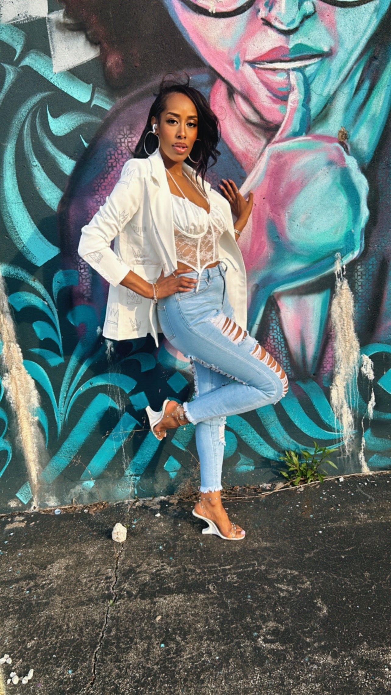Girls Best Distress Jeans