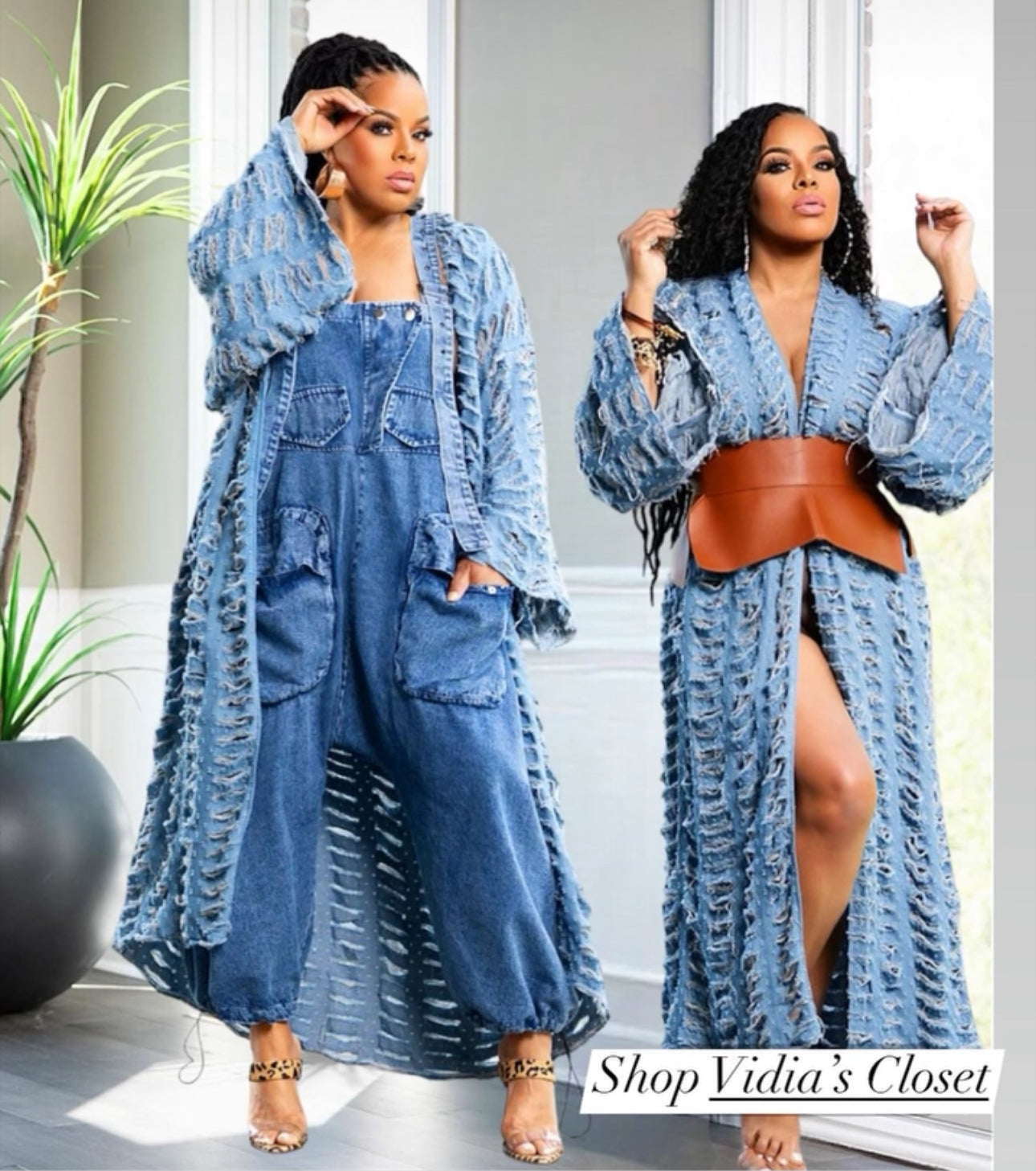 La La Denim Jumper ship date➡️(8-26-8/28) NO RESTOCK
