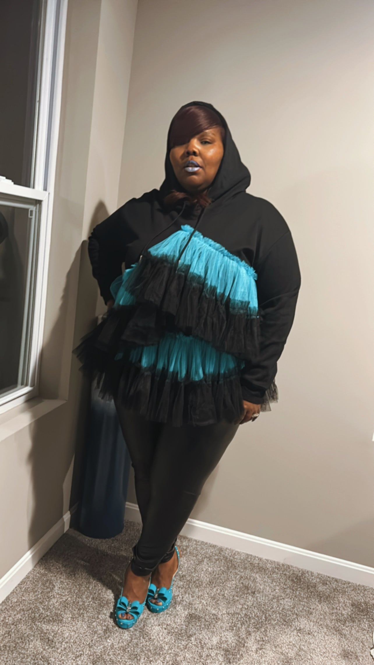 I’m The Only Woman Ruffle Sweatshirt