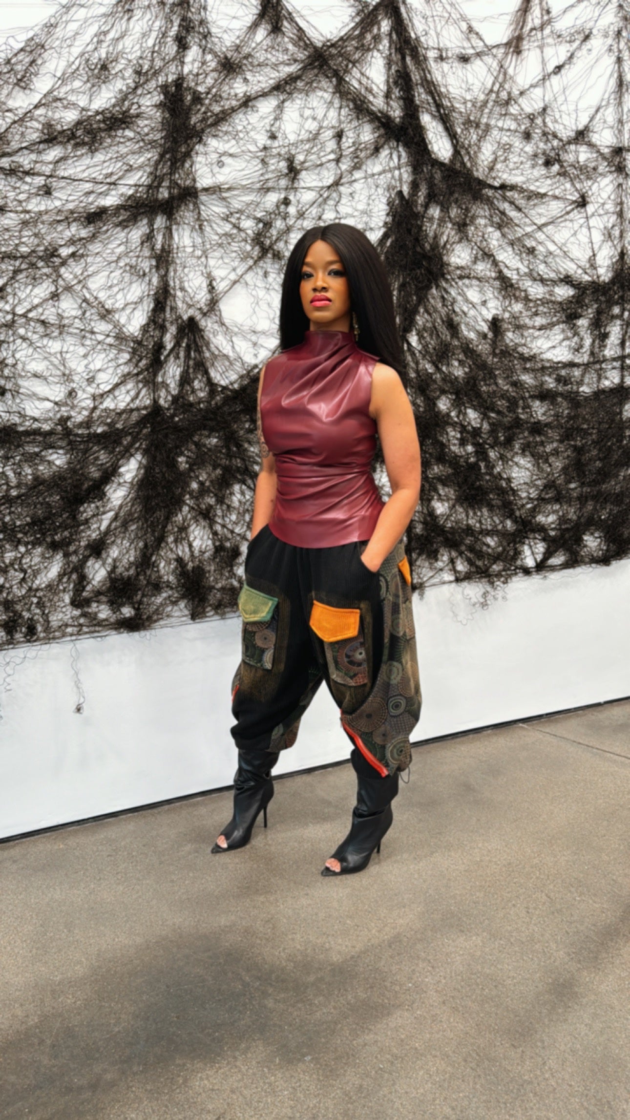 Gia Class Leather Top