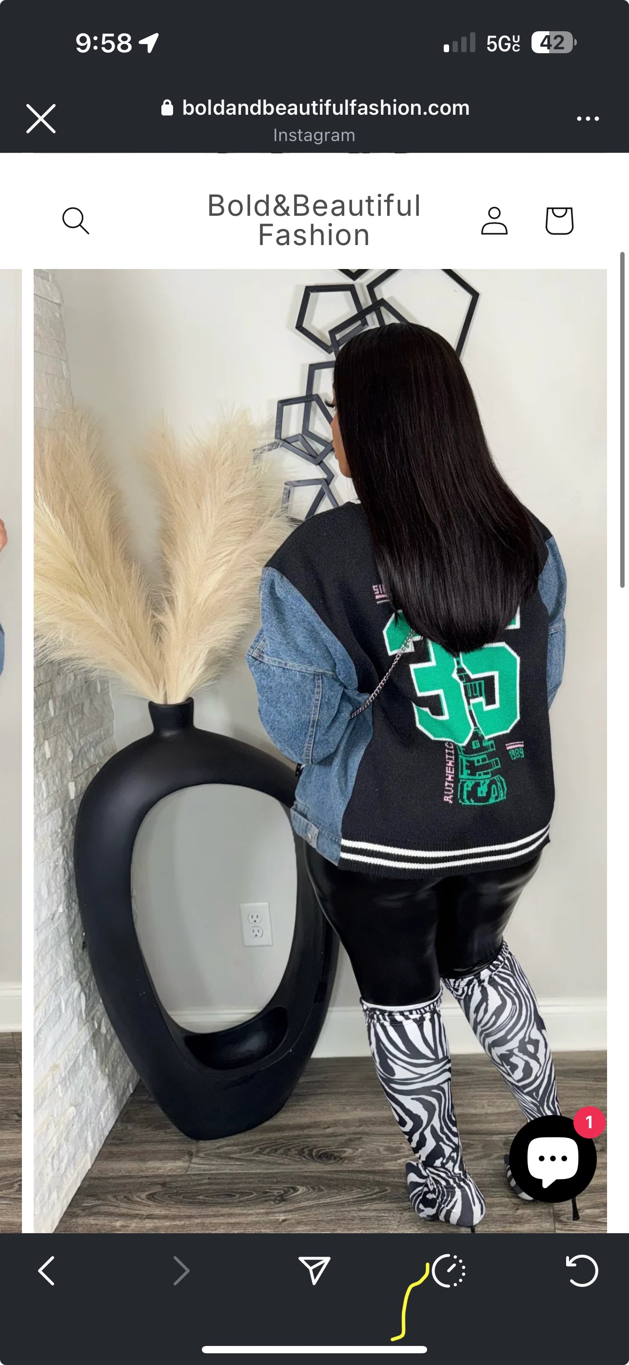 Bronx 35 Black Denim Jacket