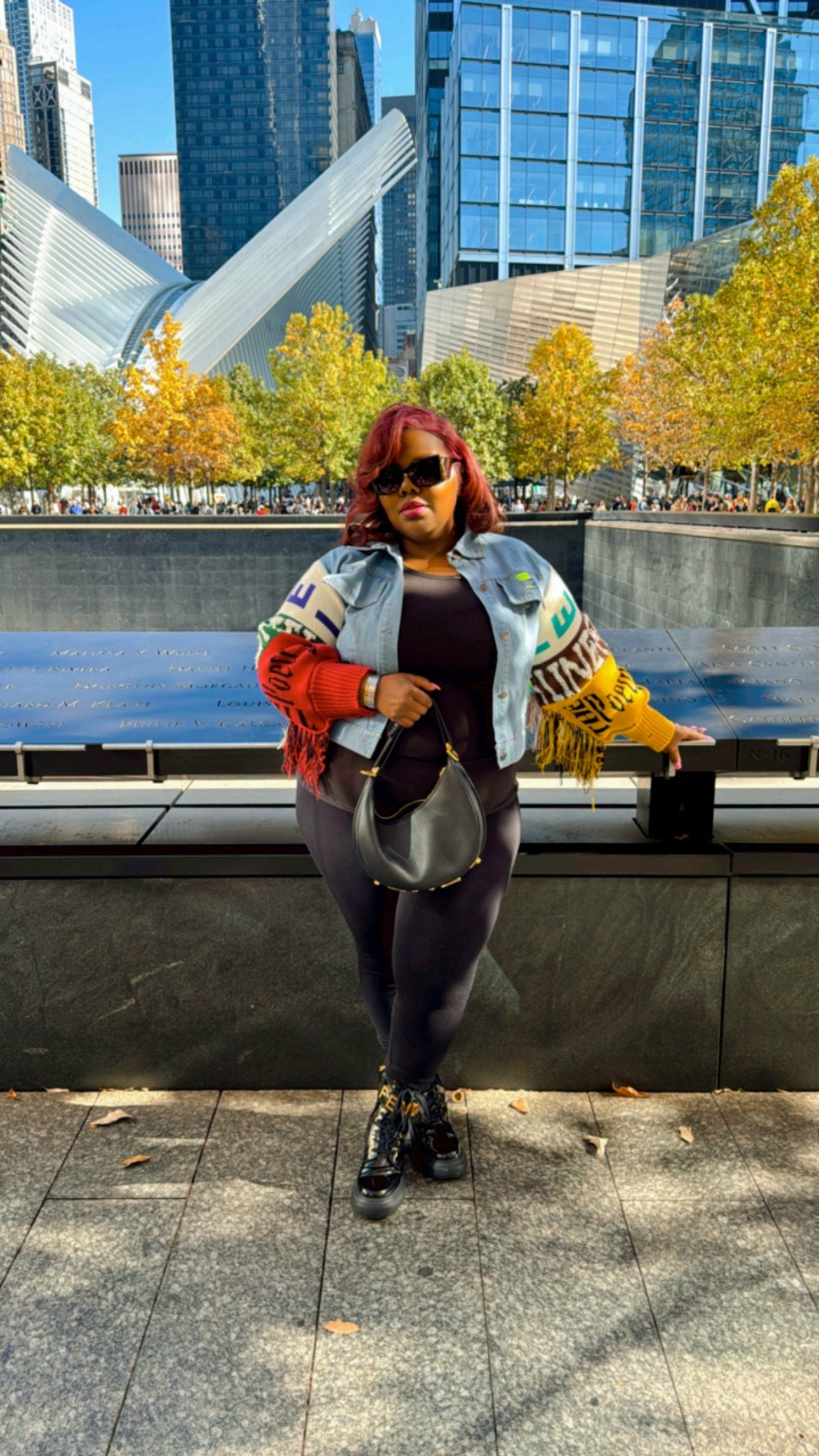 Keisha Knit Fringe Denim Jacket