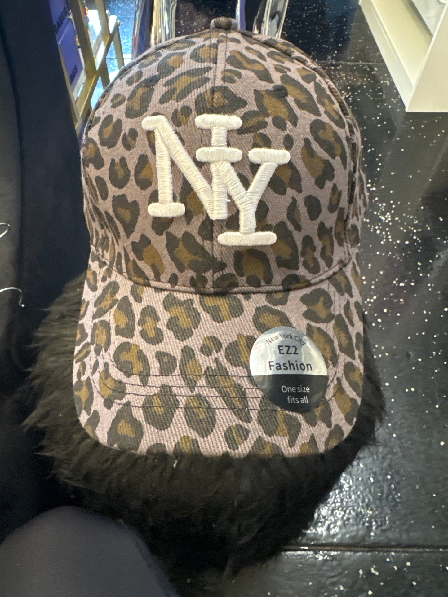 Girls Of The Wild Leopard Baseball Cap (Gray)