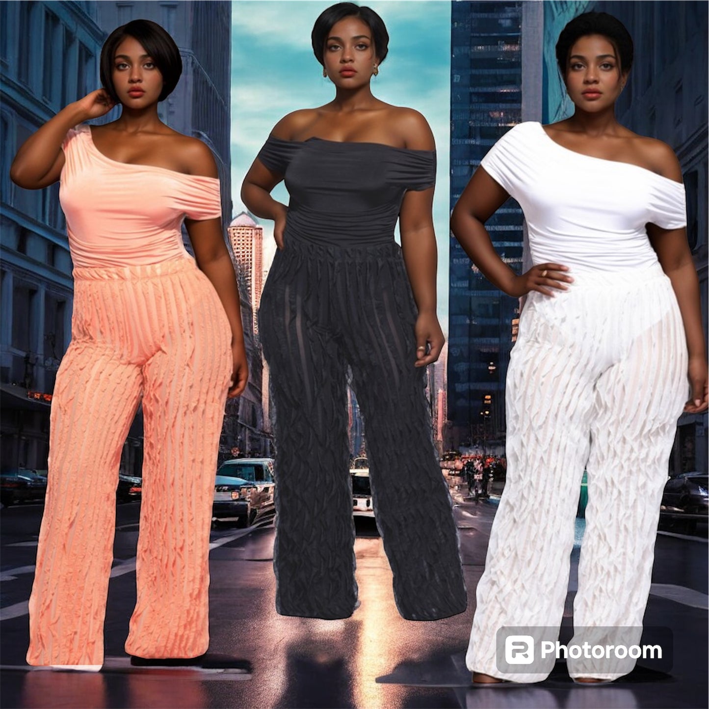 Lachelle Ruffle Pants Set