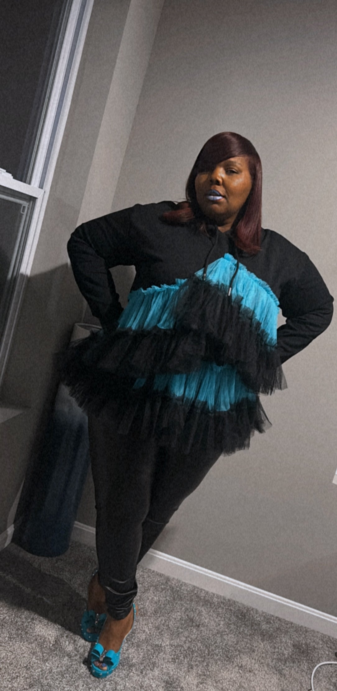 I’m The Only Woman Ruffle Sweatshirt