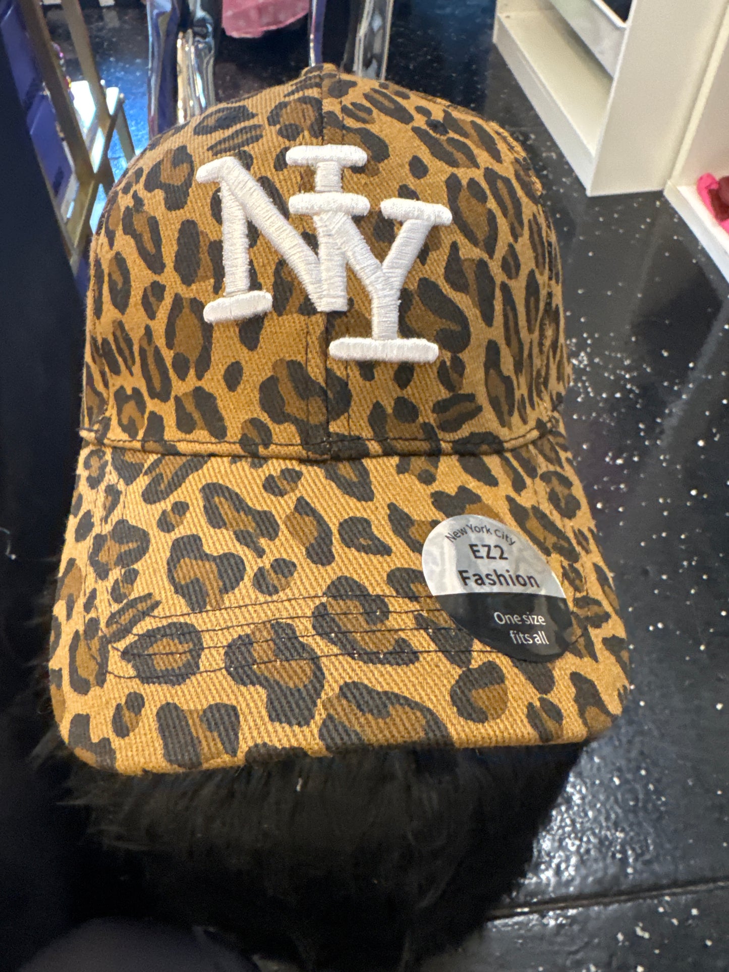 Girls Of The Wild NY Leopard Baseball cap (Brown)