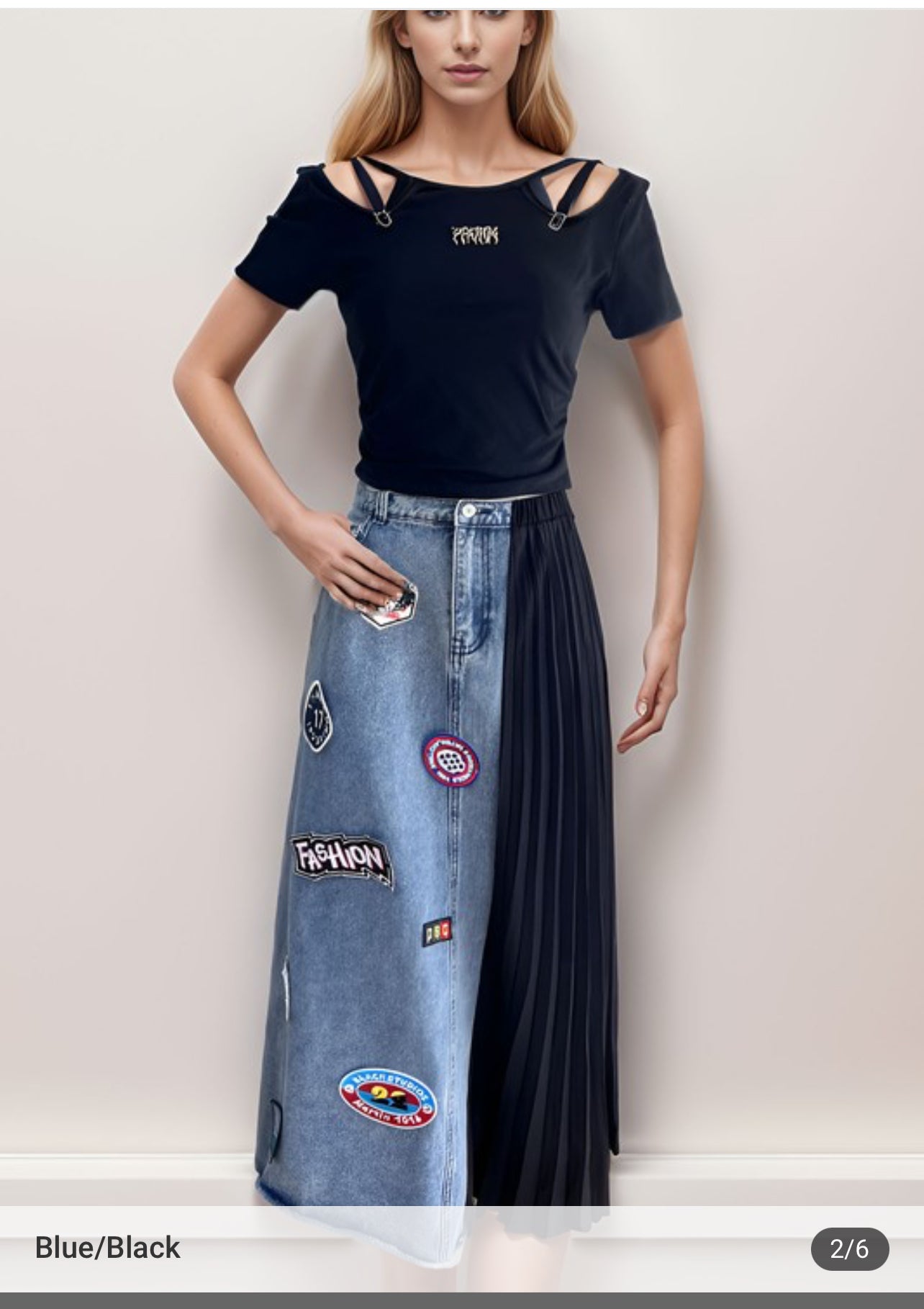 Halle Vintage Denim Dress