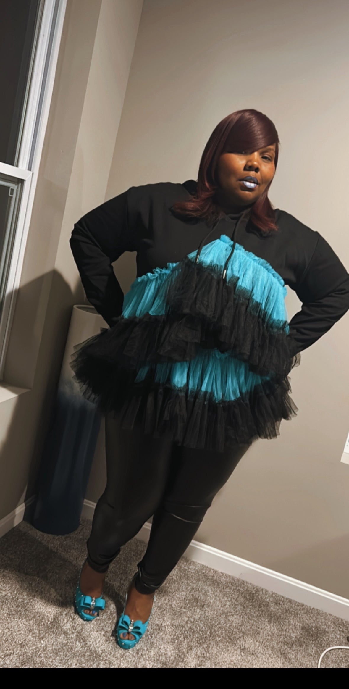 I’m The Only Woman Ruffle Sweatshirt