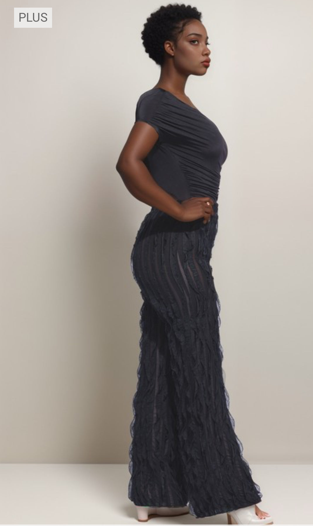 Lachelle Ruffle Pants Set