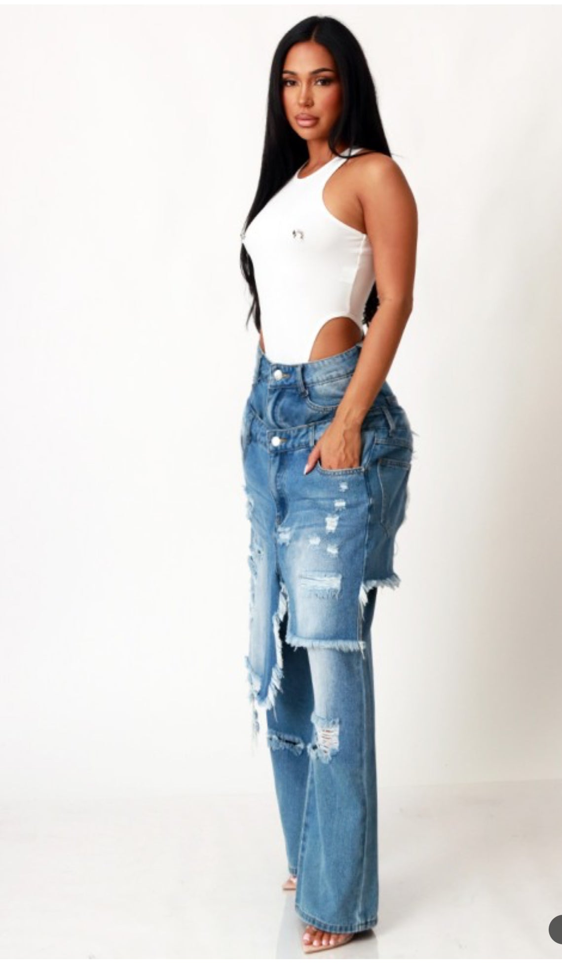 Charlie Double Layered Jeans