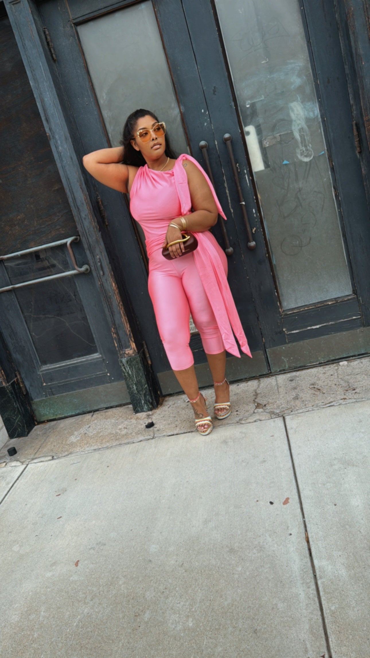 Simple Living Capri Set (Pink)