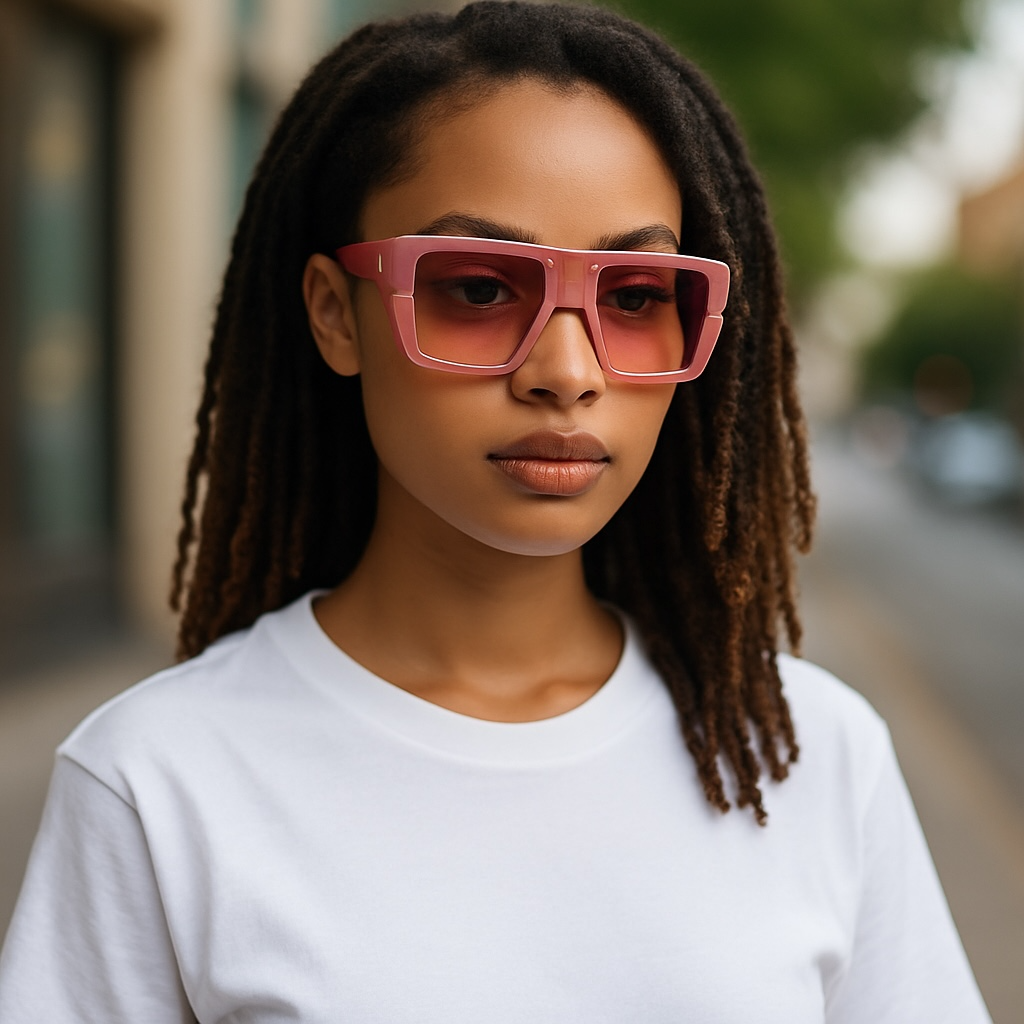 Pink Fly Girl Sunglasses