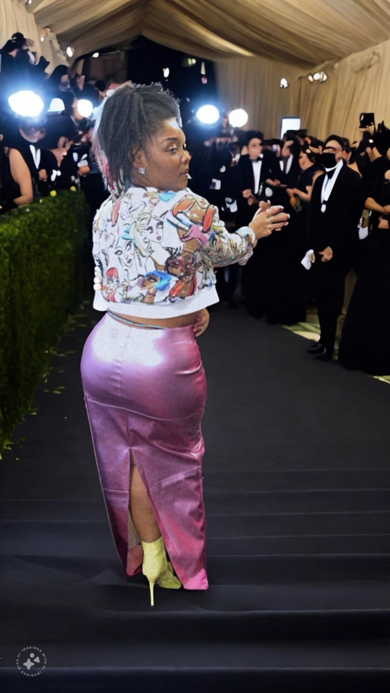 Fire And Ice Metallic Skirt
