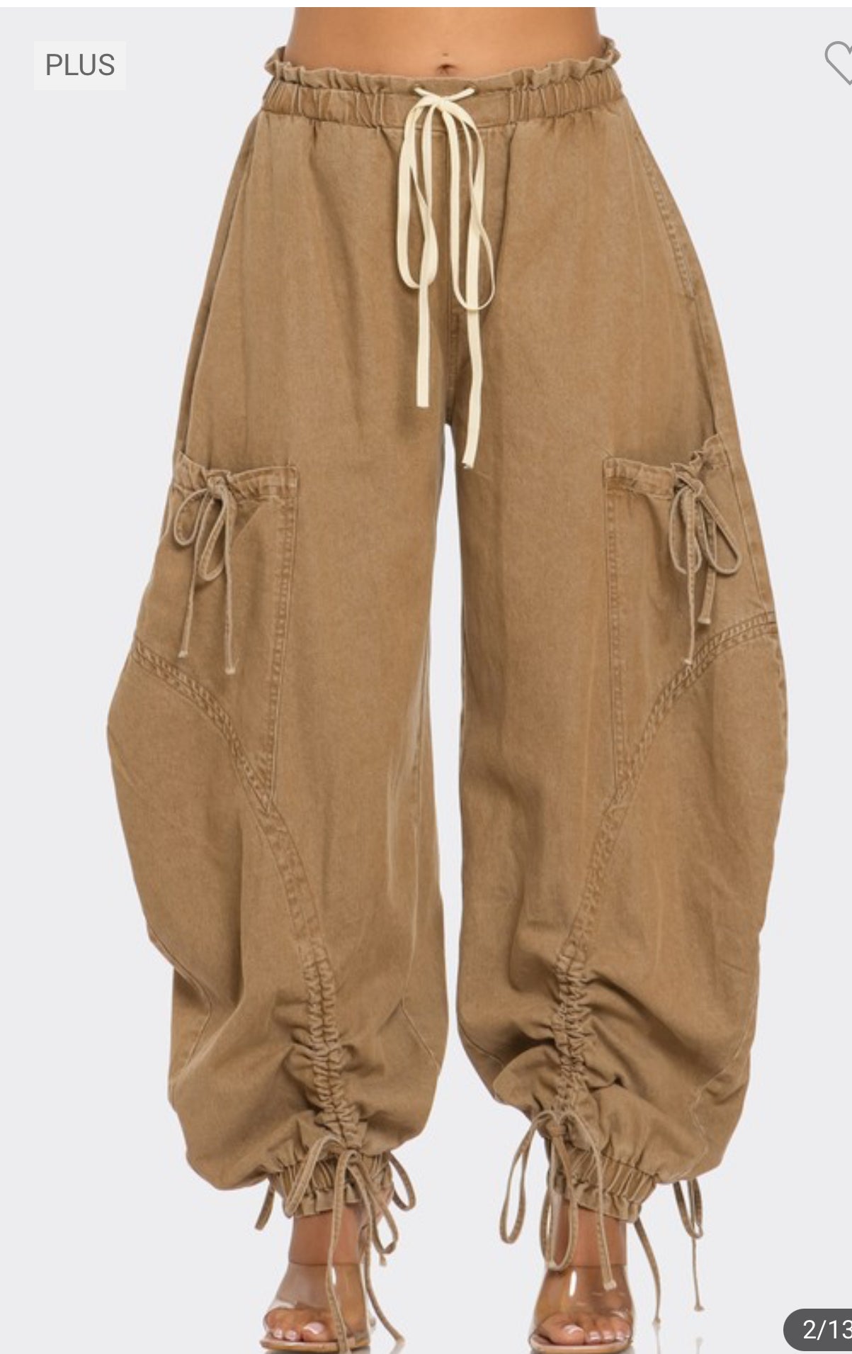 Impress Me Khaki Denim Pants