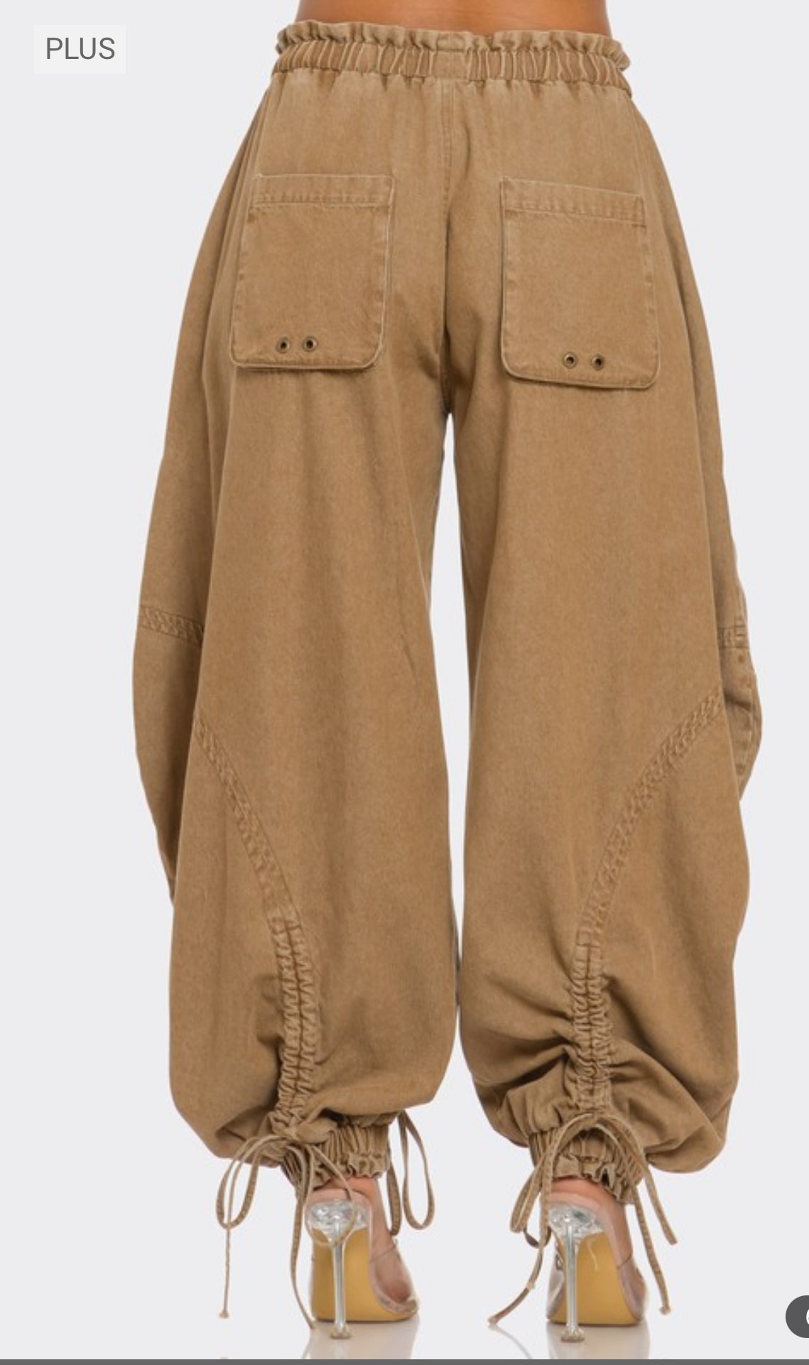 Impress Me Khaki Denim Pants