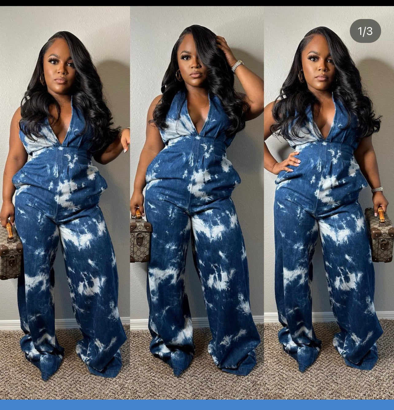 Tie Dye Kisha Jean Jumpsuit