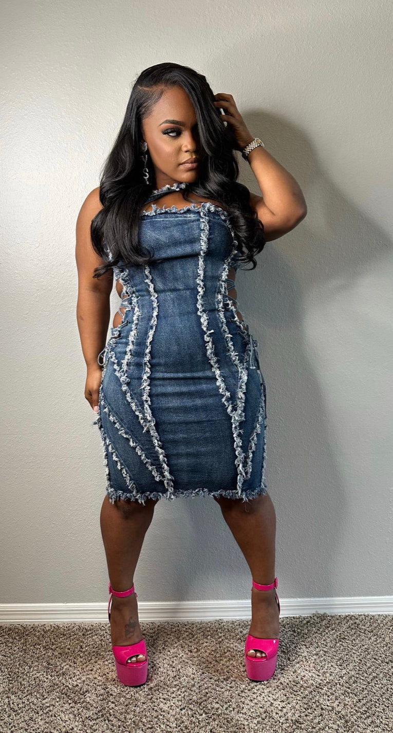 All In Denim Luxe Dress