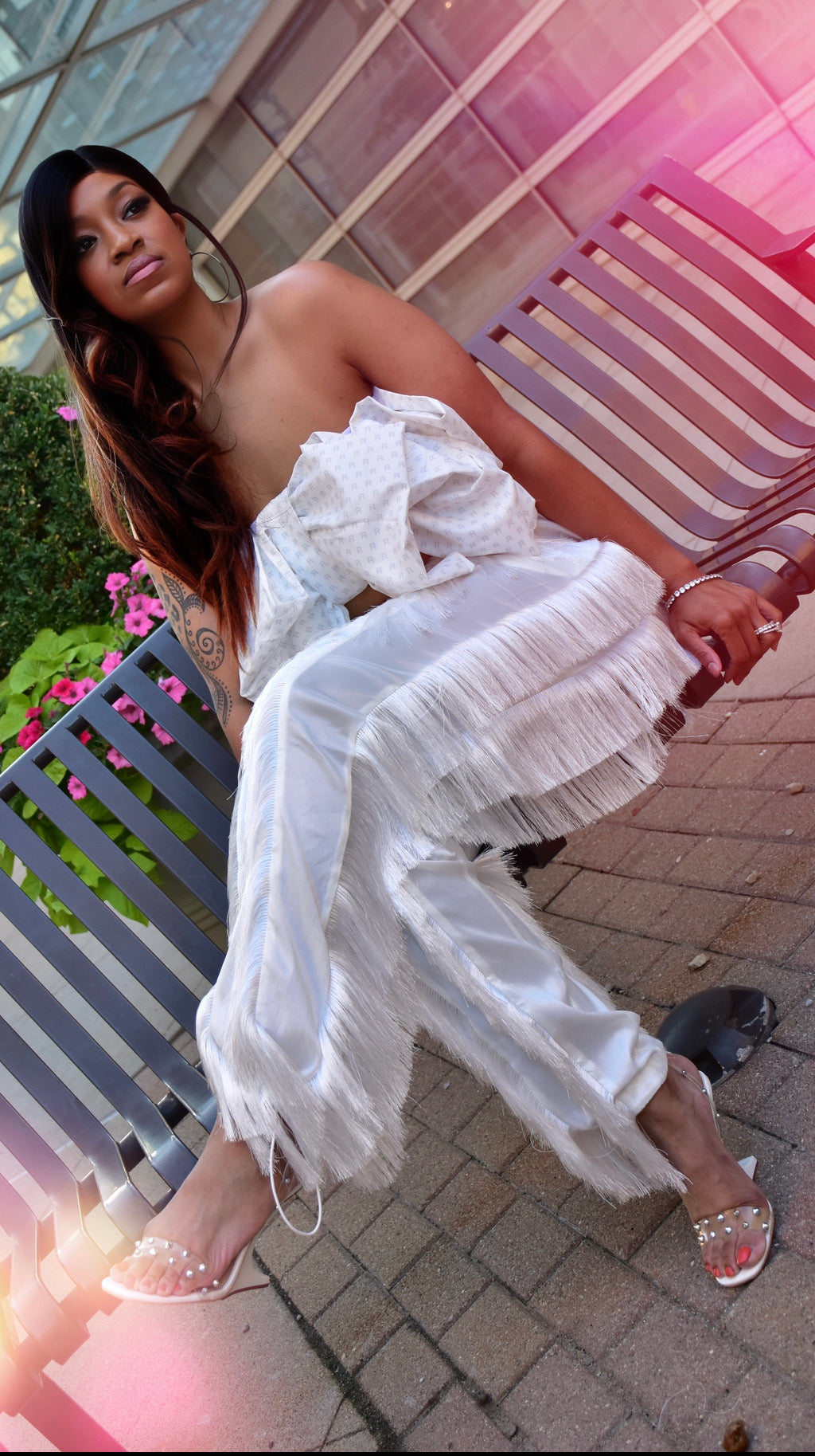 Rich Ribbon Bandana Bustier
