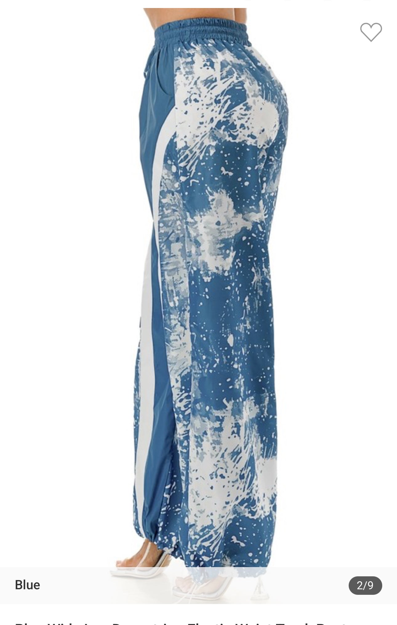 Doing Much Pants (Blue White Abstract)