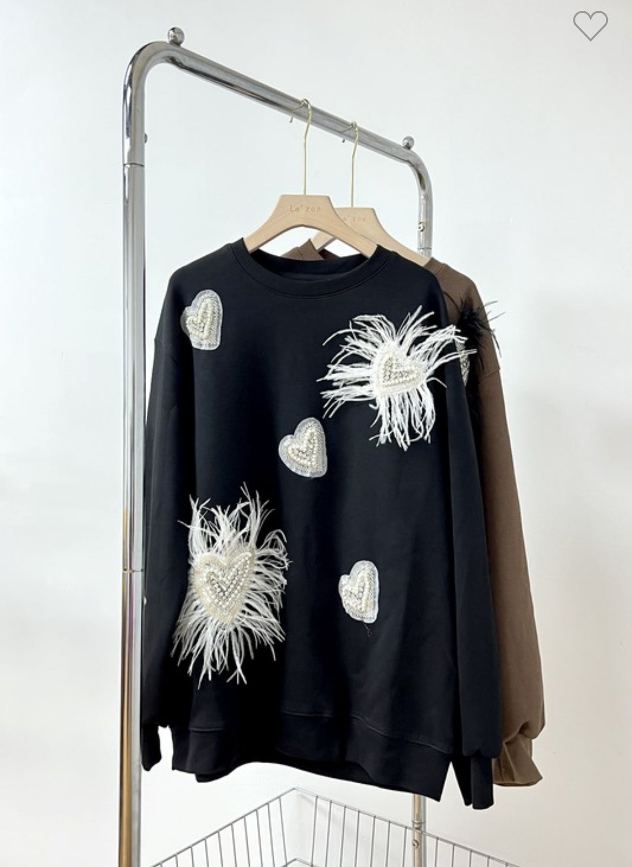 Break Your Heart Feather Sweatshirt