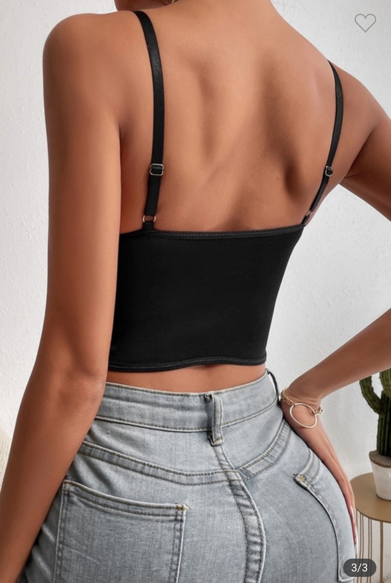 Misa Black Bustier