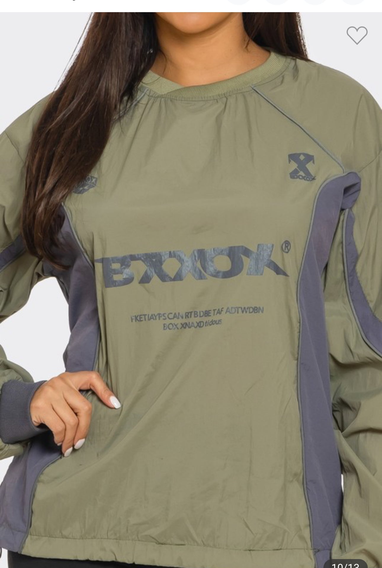 BXXOX Windbreaker Top