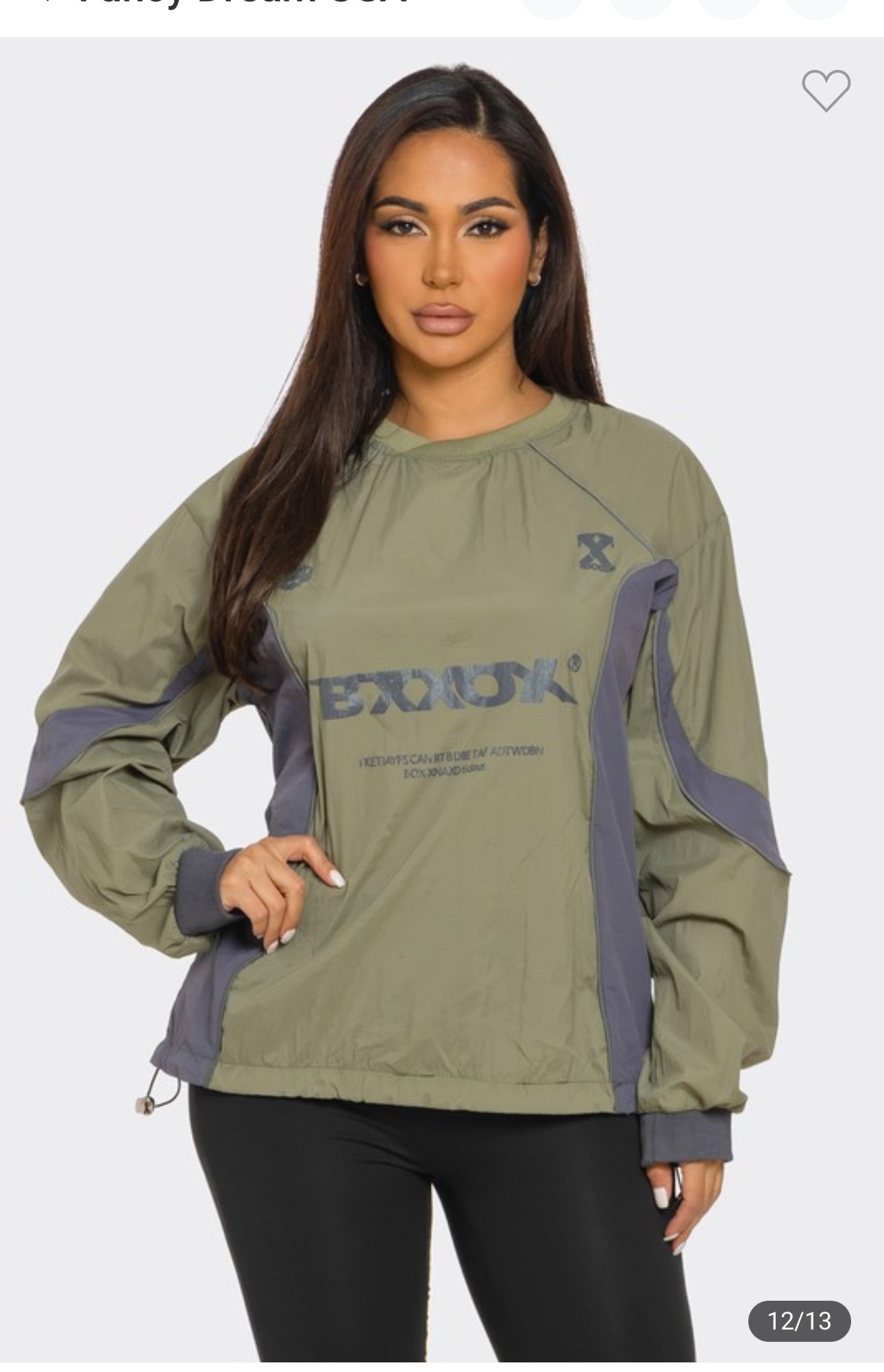 BXXOX Windbreaker Top