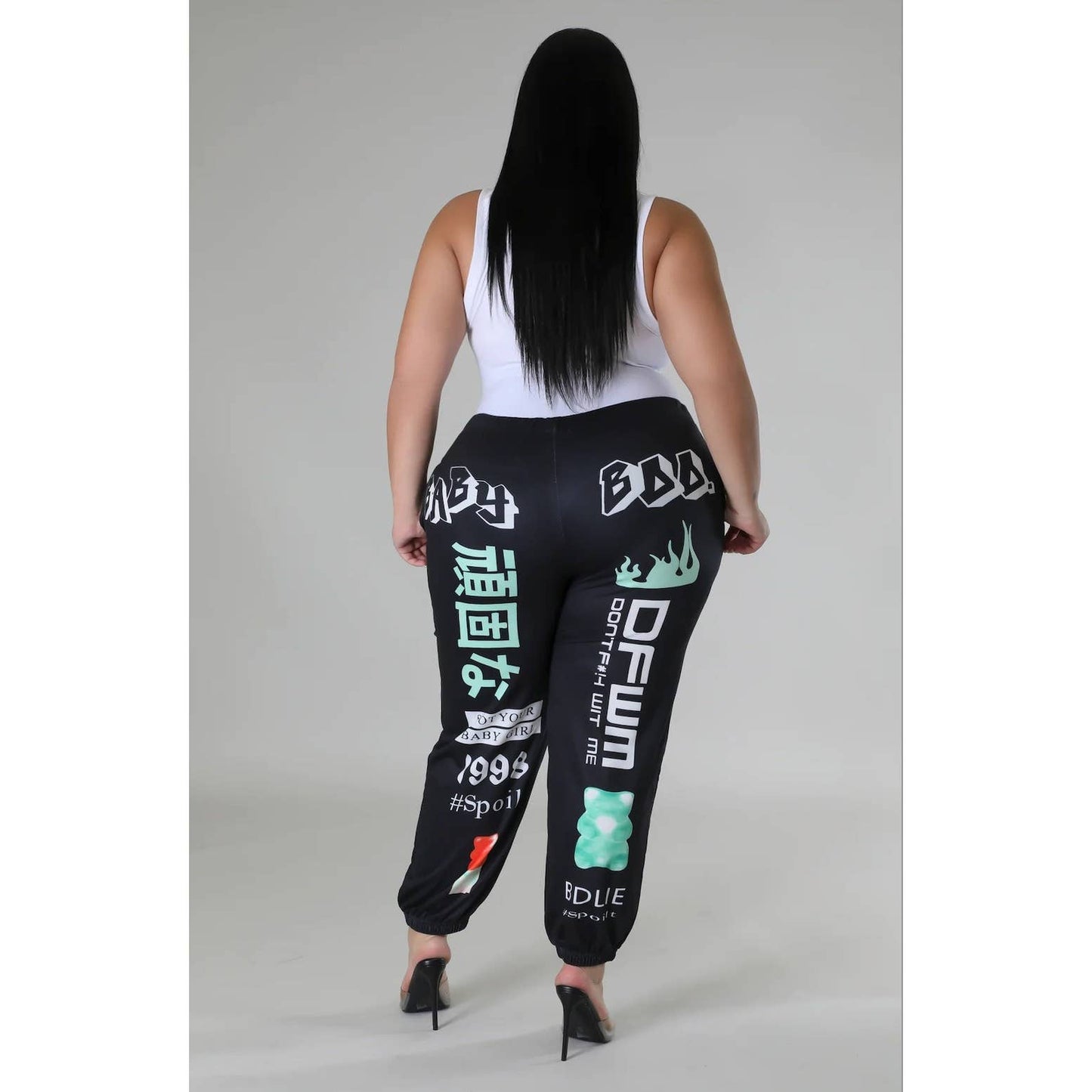 PLUS Streetwear Printed Jogger pants