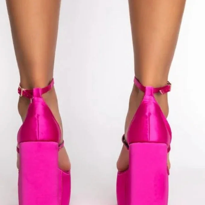 Wedge Sandal | Pink