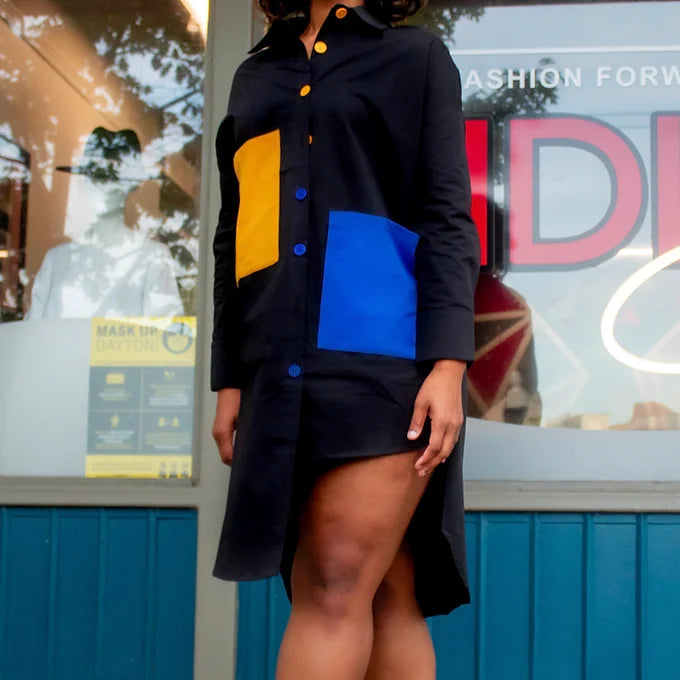 Patchwork Live It Up Dress