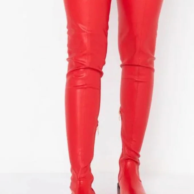 Hot Girl Thigh High Boot