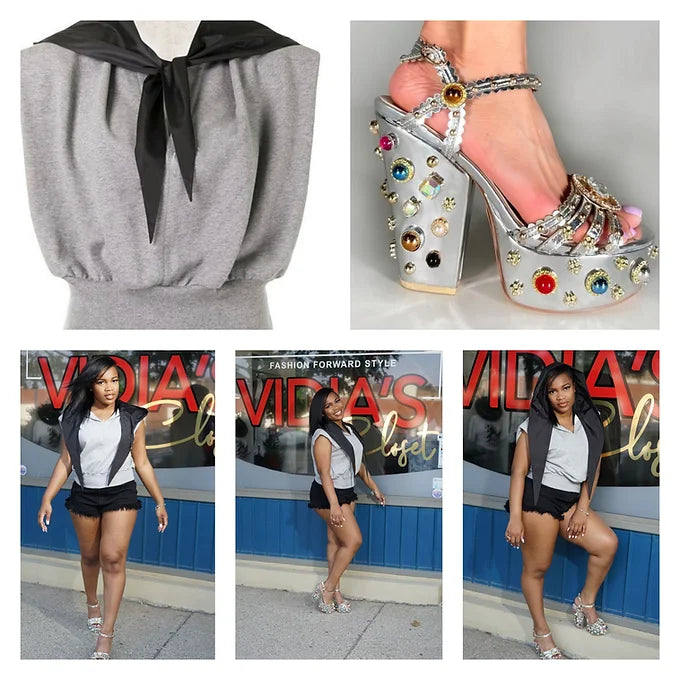 Angel In Disguise Bedazzled Sandal