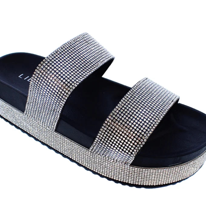 Buffy Bling Sandals | Black