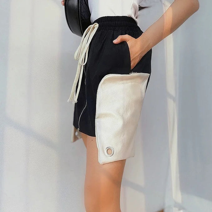 Side Pocket Mini Skirt