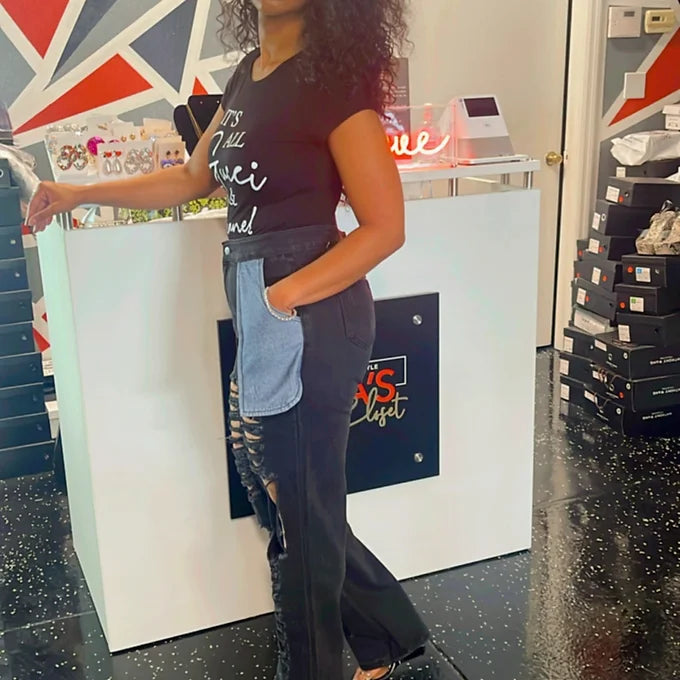 Distress Couture Jeans