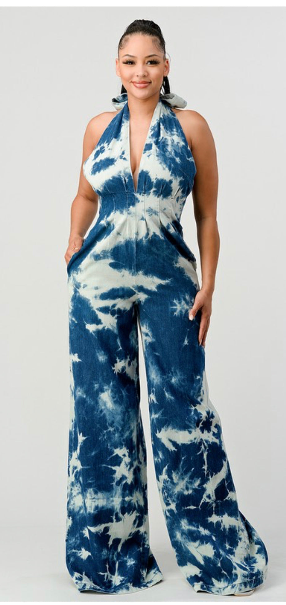 Tie Dye Kisha Jean Jumpsuit