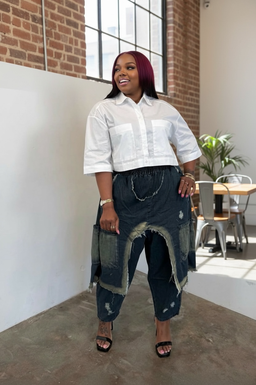 Harem Denim Bae Pants