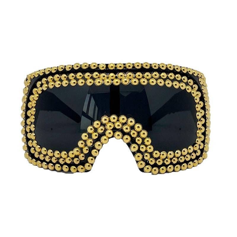 Oversized Square Punk Sunglasses for Men and Women