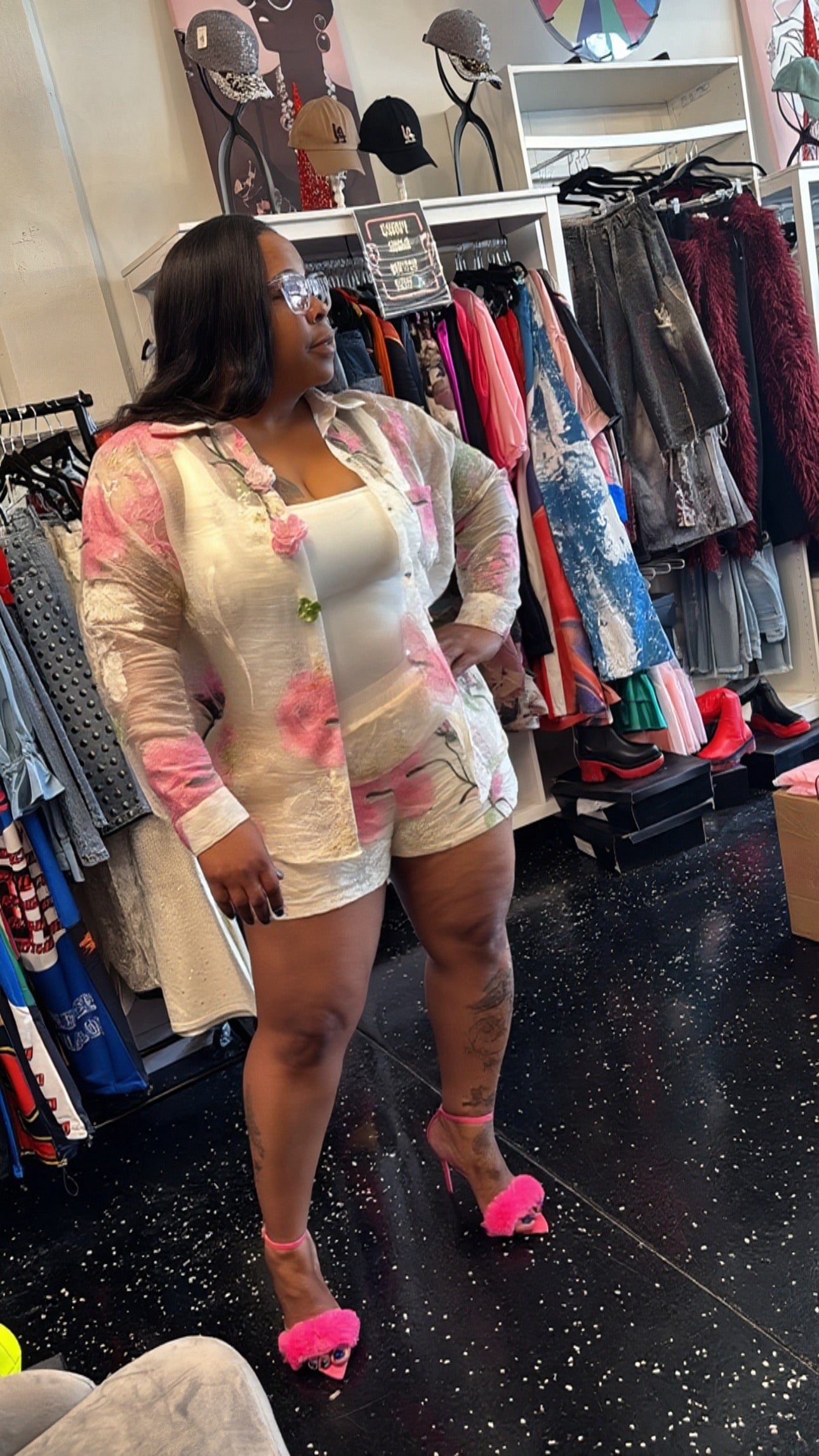 Flower Bomb Short Set