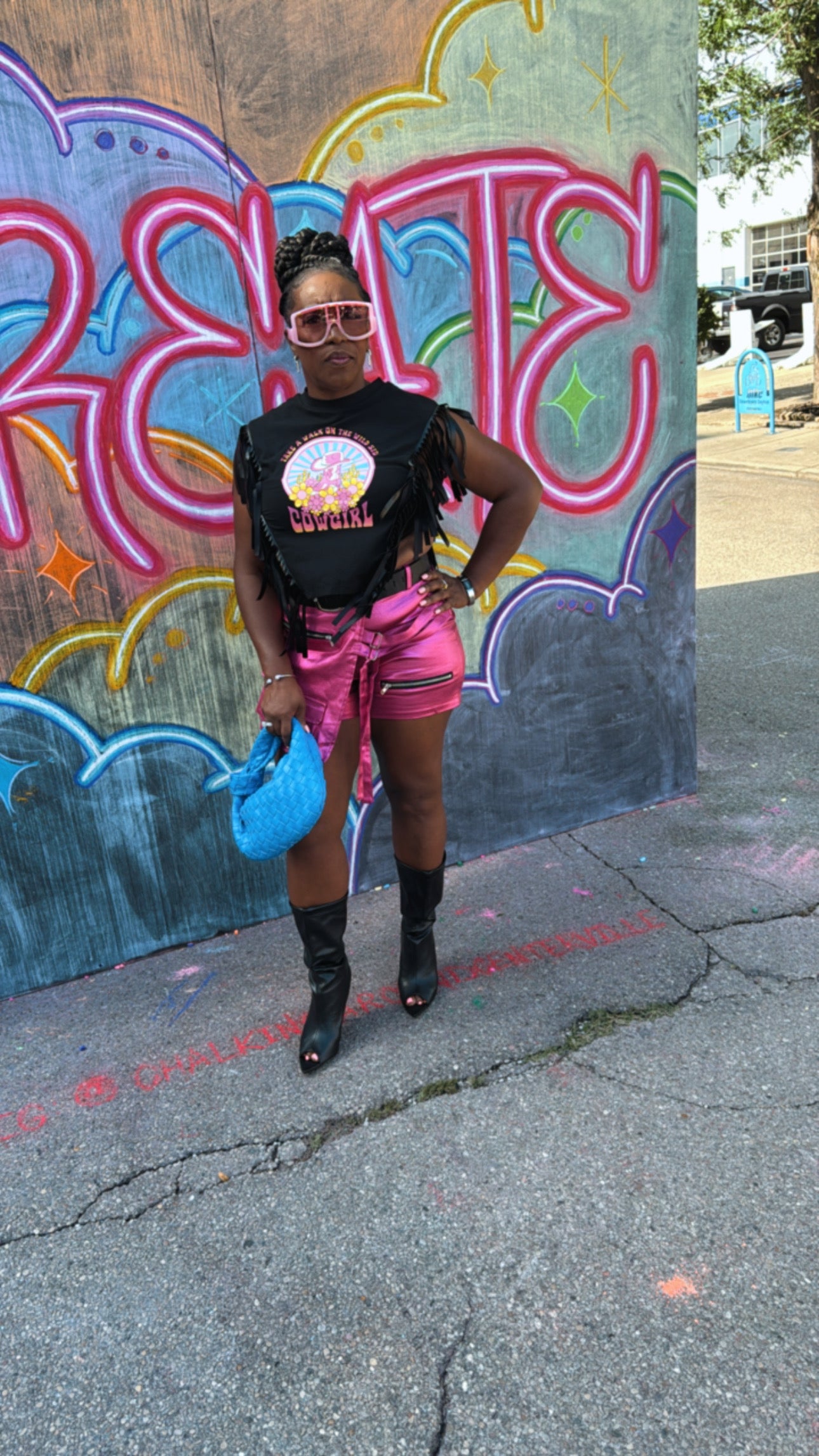 Teyana Metallica Skort