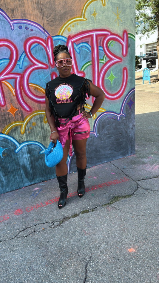 Teyana Metallica Skort
