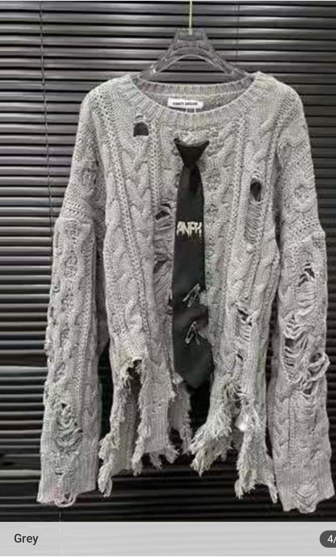 Mia Distressed Sweater