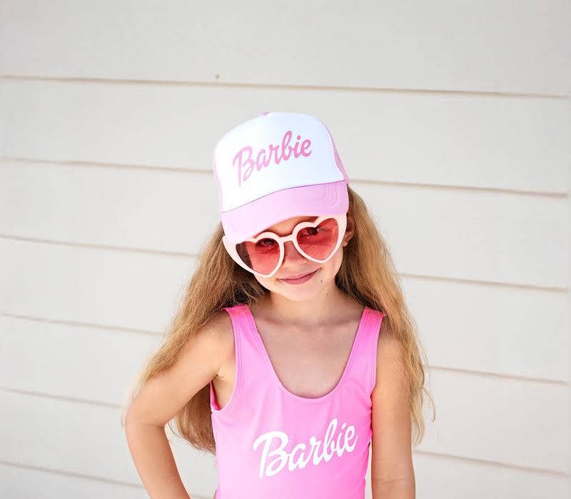 Barbie doll logo hat Trucker cap coastal