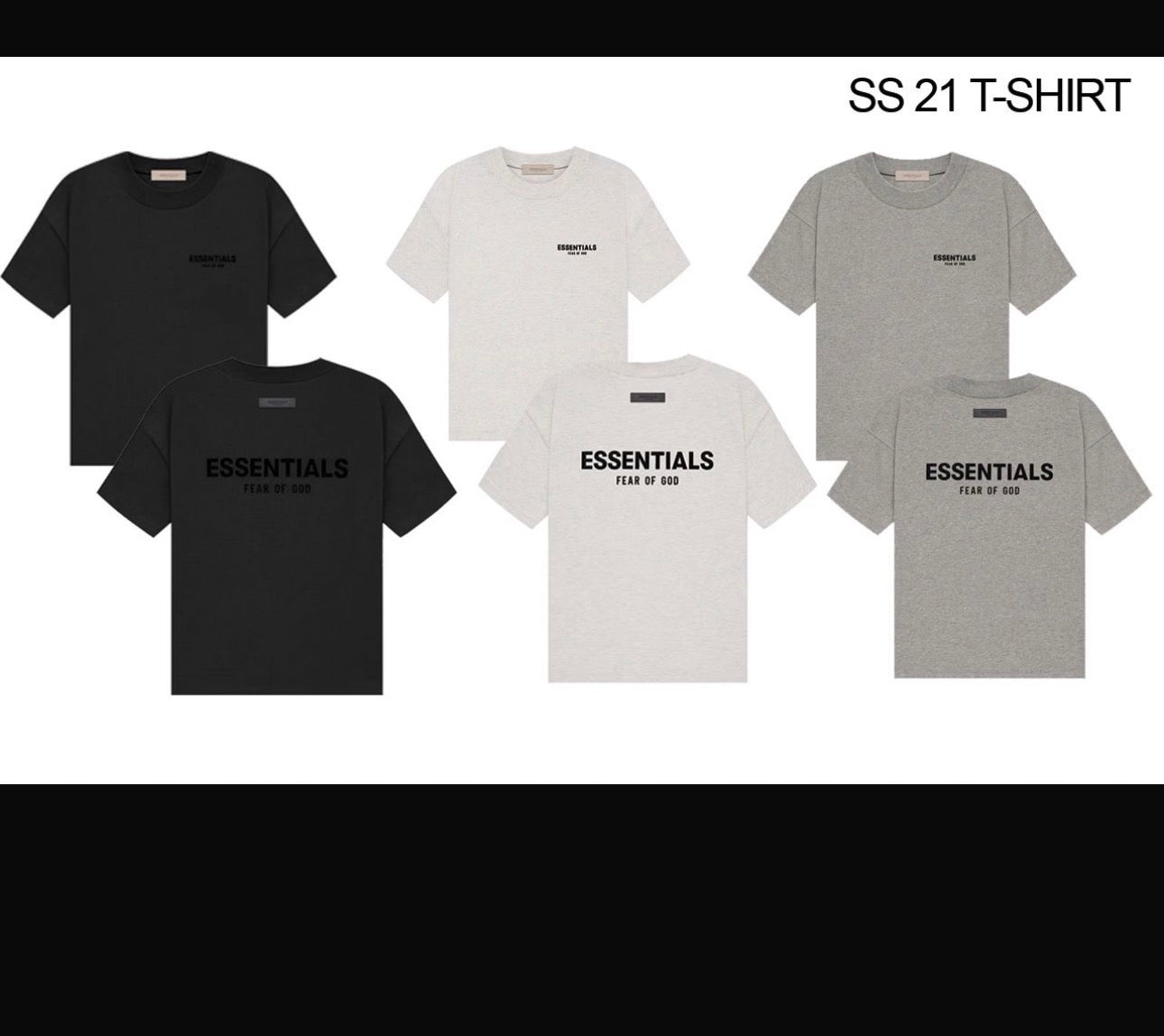 Essentials T-Shirt (Black Color)