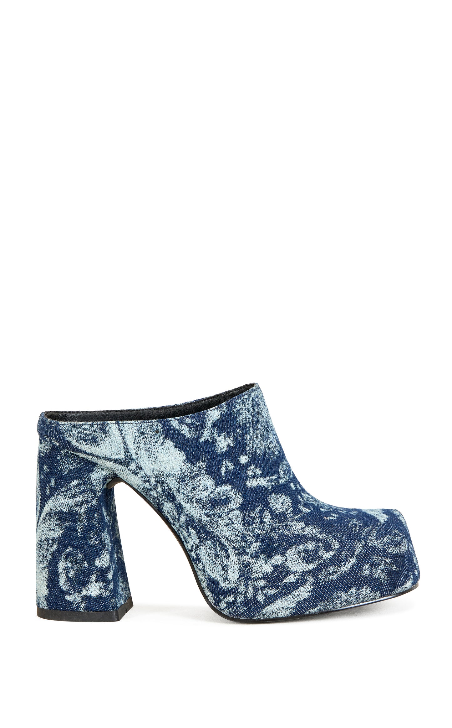 Florea Denim Print Mule